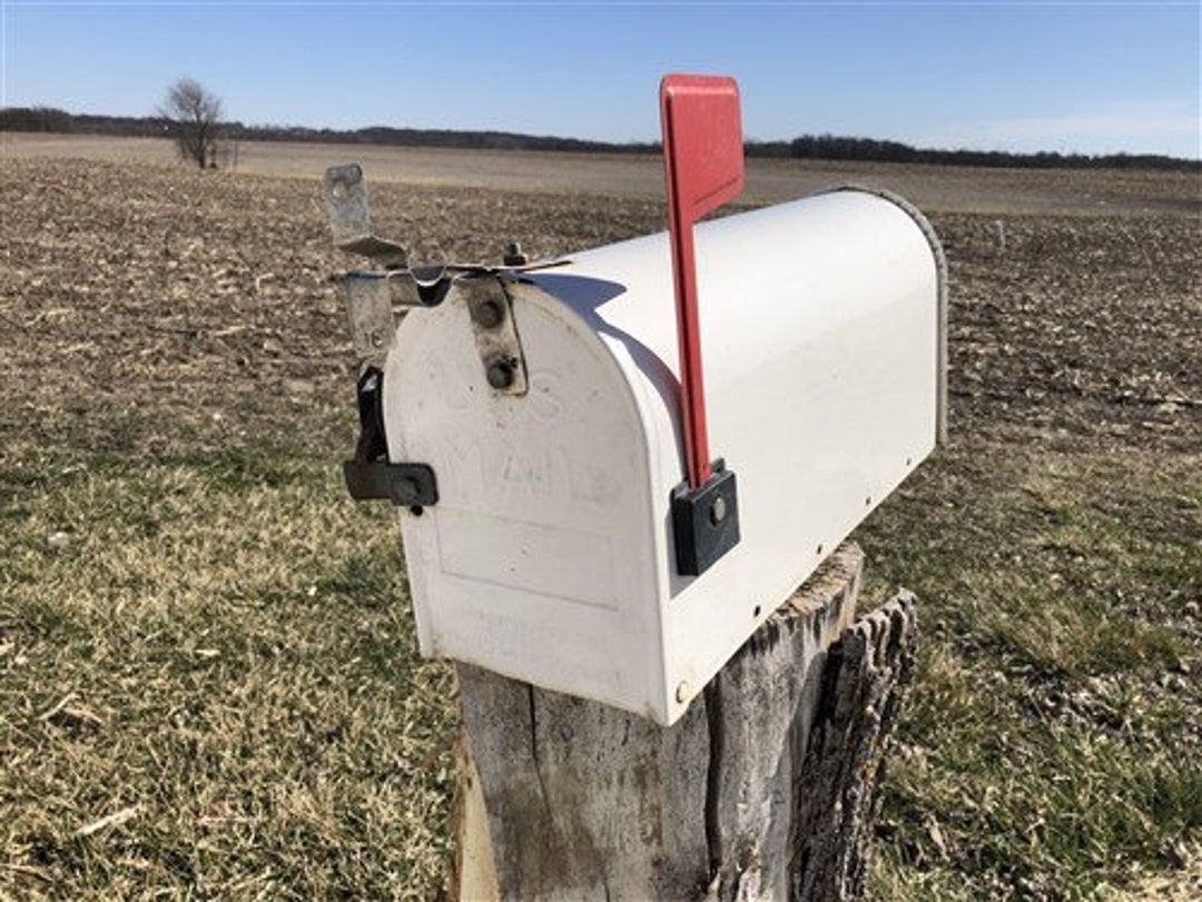 US Mailbox Vintage Country Mail Box, Postal Mailbox, Metal