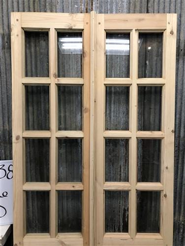 French Double Door (36.5x80.5) 8 Pane Glass Door European