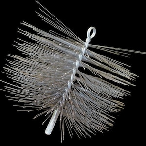8 x 8 Square Chimney Sweep Wire Cleaning Brush Soot Flue Vintage Cleaning Tool a, Vintage Tool, Chimney Cleaning, Fireplace,