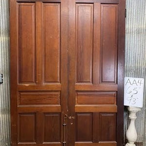 American Pair Bifold Doors (65x93), Vintage Interior Doors Pocket Doors AA4, Home Office Doors, Interior Sliding Doors, Wood Doors