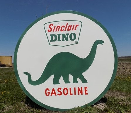 SINCLAIR DINO GASOLINE 看板