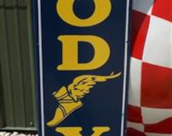 Vintage Goodyear Tire and Rubber Company Advertising Banner