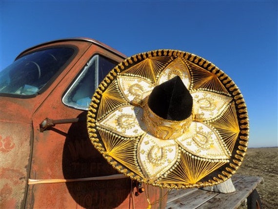 Mexican Salazar Yepez Sombrero, Mariachi Hat, Bla… - image 2
