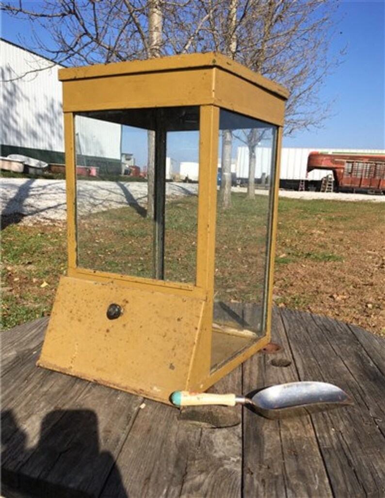 Antique Country Store Case Vintage Peanut Dispenser Etsy