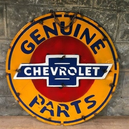 Genuine Chevrolet Parts Sign, 3D hotsell Metal Advertising Sign, Chevy Chevrolet Sign, Rustic Welded Metal Sign, Metal Art Mancave Sign, Wall Decor