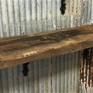Floating Shelf, Pine 2x10 Wood Fireplace Mantel, Wall Mount Rustic Beam A17 Rustic Floating Shelf, Pine Shelf, Floating Farmhouse Shelf