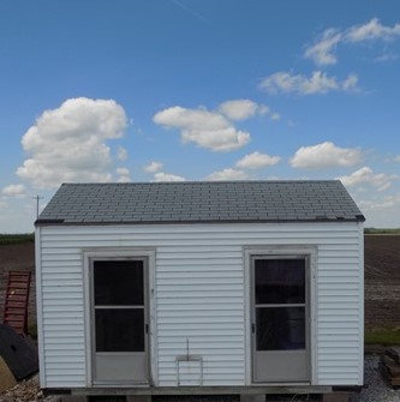 17 X 10 2 Door Insulated Storage Shed Building Workshop With Electricity Chicken Coop Hen House Cabin Tiny House Tiny Home