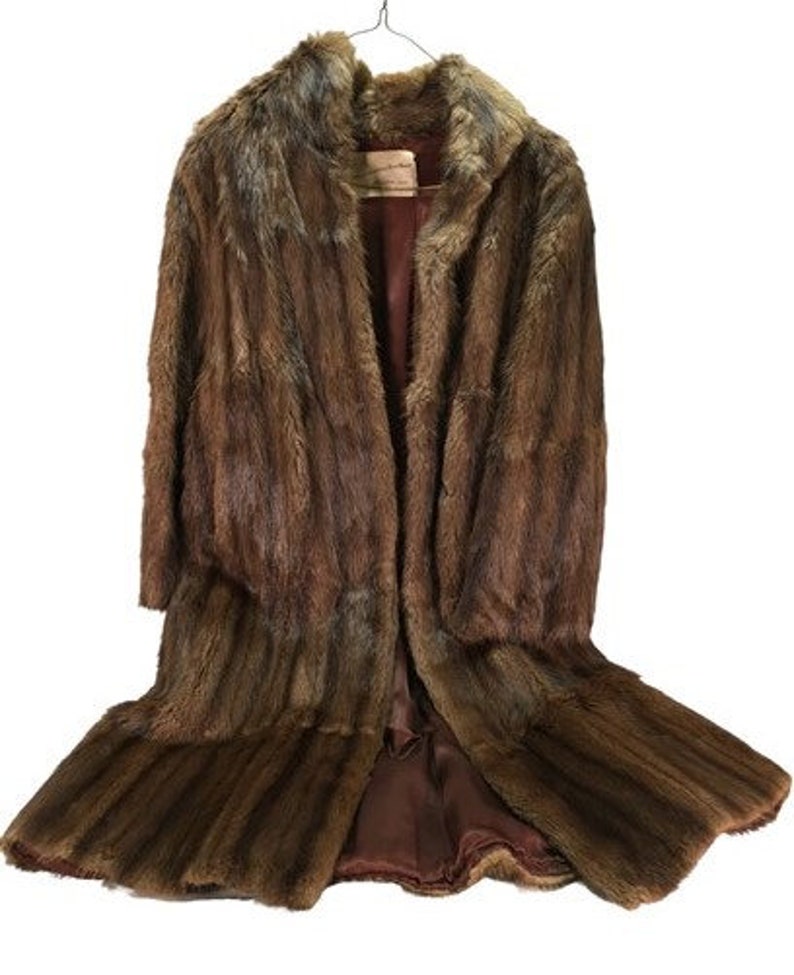 Vintage Long Fur Coat Petersen Harned Von Maur Womens Real Etsy Australia