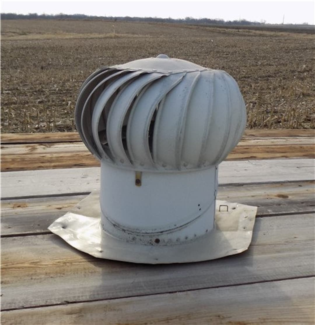 Circular Metal Spinning Barn Roof Wind Ventilator Air Turbine Vent F