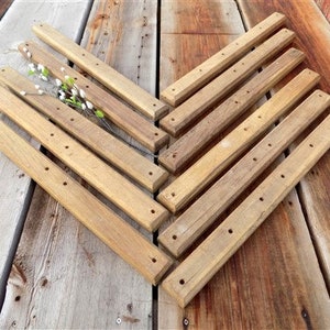 12 stukken hout, teruggewonnen hout, architectonische berging, kunstnijverheid B