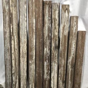 Reclaimed Wainscoting Bead Board Pieces, Architectural Salvage Vintage A50, Reclaimed Bead Board, Repurpose, Art Craft Supplies