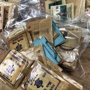 Watch Mainsprings Lot, NOS Watch Component Movement Parts, Replacement Parts image 8