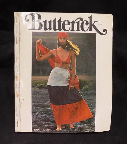 Butterick アンティーク本 1970年代 1971 July Butterick, Pattern Book, 70s Store Counter Catalog