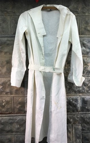 Vintage 1940s White Nurse Uniform Dress Jacket WWII Medical | Etsy