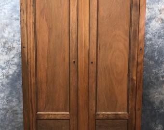 Wooden Armoire, Vintage Bedroom Wardrobe, Hanging Organizer Closet Rack Storage, Vintage Wardrobe, Clothes Closet, Vintage Armoire