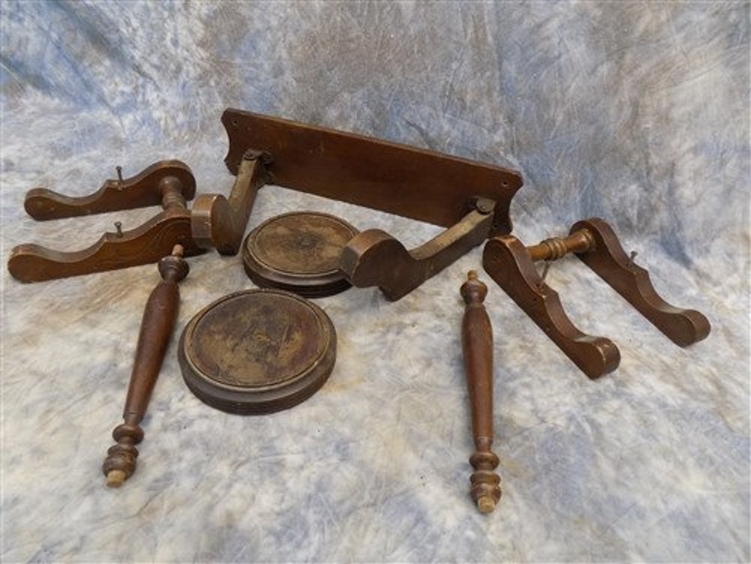 Lot Wooden Furniture Parts Architectural Salvage Steampunk Vintage Wood