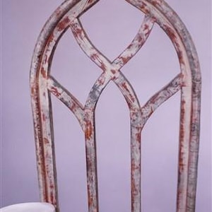 Gothic Teardrop Arched Church Window, Wood Cathedral Frame, Farmhouse Decor