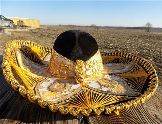 Mexican Salazar Yepez Sombrero, Mariachi Hat, Bla… - image 4