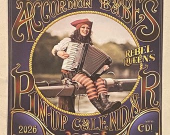 2026 Accordion Babes Calendar with music CD