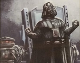 Star Wars Darth Vader Matterad 8x10 Tryck