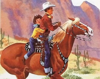 1955 Gene Autry Matted Vintage 8x10 Print Western Cowboy