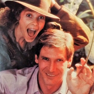 1984 Indiana Jones Temple of Doom Matted Vintage 11x14 Print