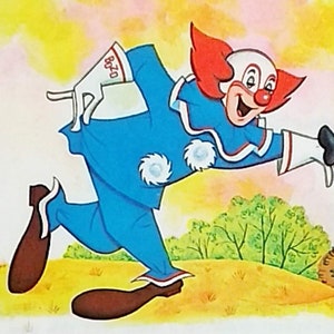 1968 Bozo the Clown Matted Vintage 8x10 Print