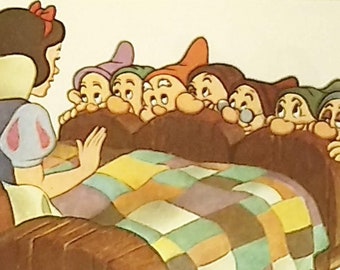 1965 Snow White Matted Vintage Disney 8x10 Print