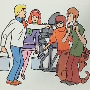 1975 Scooby Doo Matted Vintage 8x10 Print
