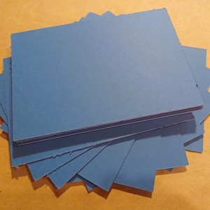 Lot of 20 5x7 Mat Boards MEDIUM BLUE