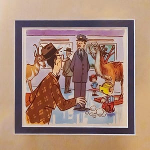 1960 Dennis the Menace Matted Vintage 8x10 Print