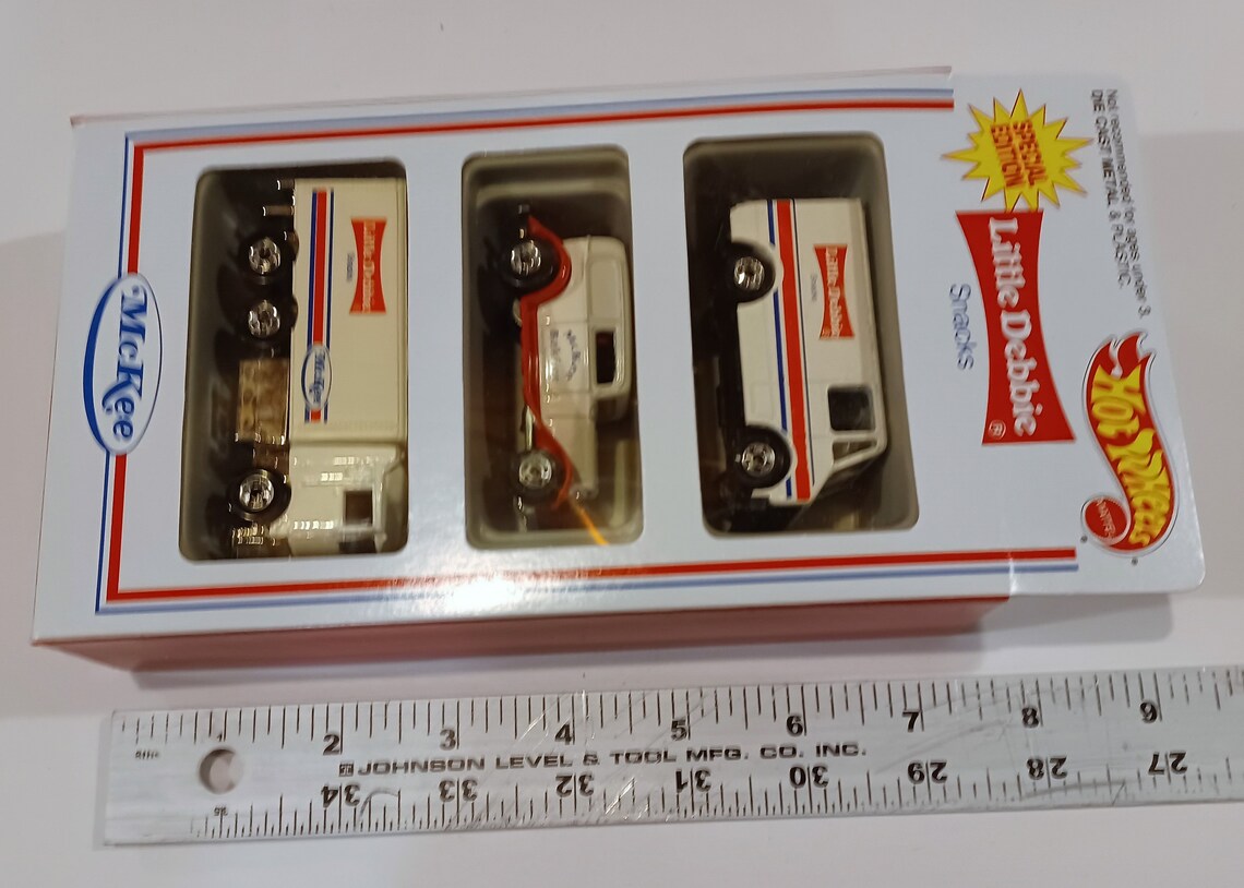 1994 Little Debbie Hot Wheels Truck Car Set of 3 NIB Mckee Etsy