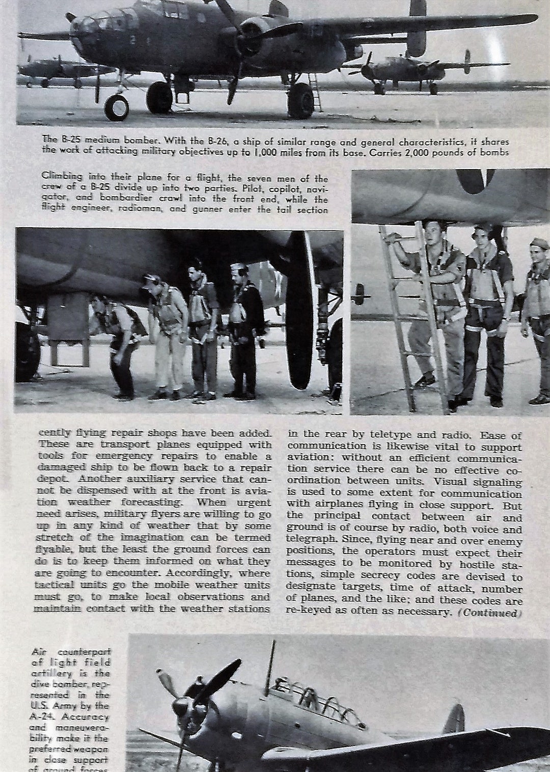 1942 Military Planes Matted Vintage 8X10 Print B-25 Mitchell - Etsy  Australia