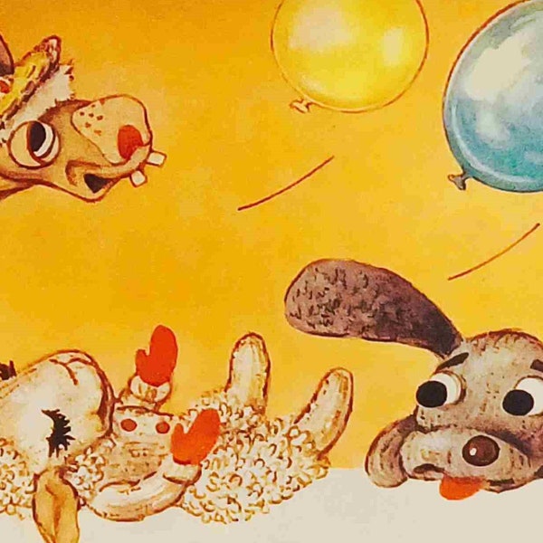 1959 Party in Shariland Matted Vintage 8x10 Print