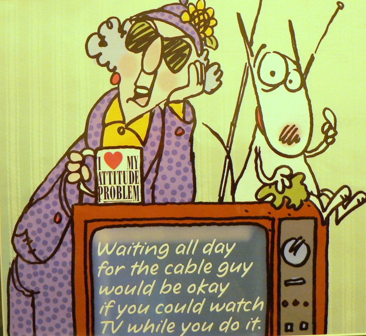 maxine comic matted 11x14 print - etsy