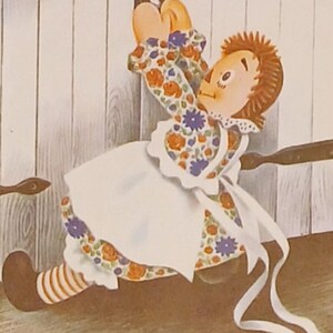 1969 Raggedy Ann Matted Vintage 8x10 Print