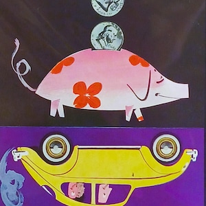 1959 Volkswagen Ad Matted Vintage 8x10 Print
