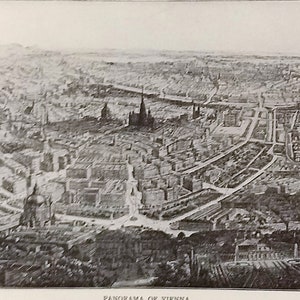 1905 Vienna Matted Antique Stoddard 8x10 Print