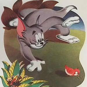 1951 Tom & Jerry Matted Vintage 8x10 Print