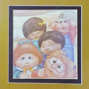 1987 Cabbage Patch Kids Passepartout Vintage 8x10 Tryck