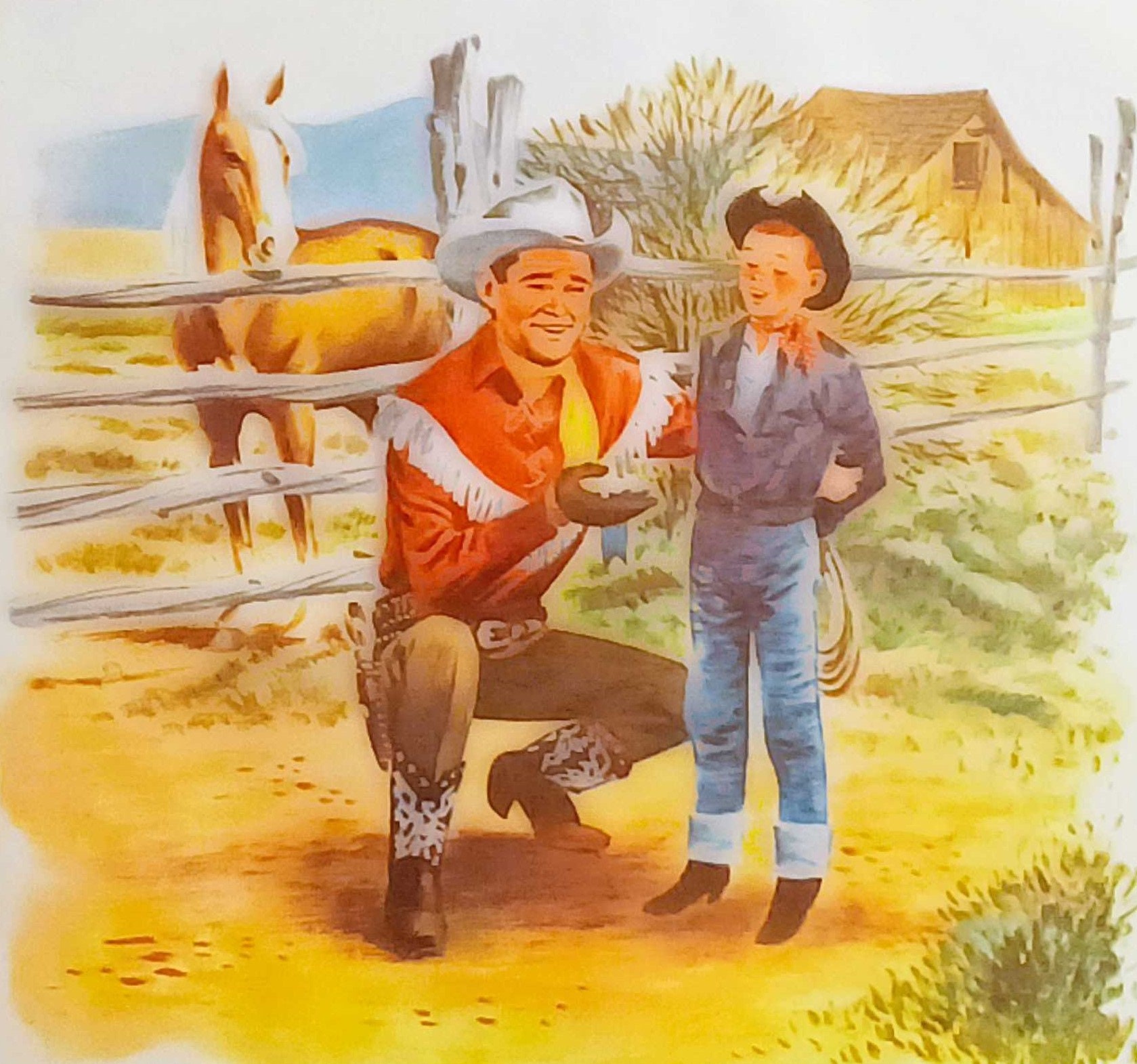 Roy Rogers RODEO Set (1952) medel # 3689 オリジナル USA製 アメリカン トイ デットストック フィギュア 当時物 ヴィンテージ Roy Rogers Rodeo Ranch, 1952-1955 - The Henry Ford
