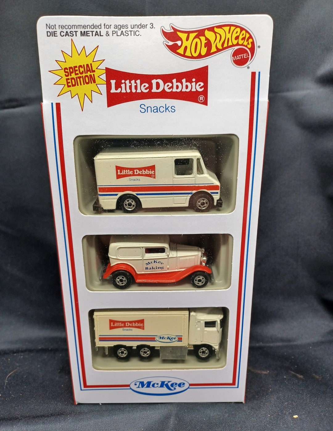 1994 Little Debbie Hot Wheels Truck Car Set of 3 NIB Mckee Etsy
