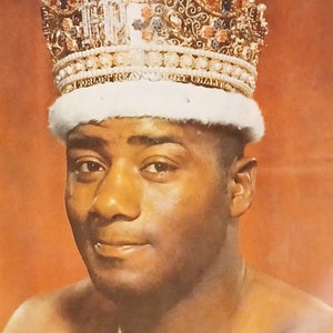 1960 Floyd Patterson Matted Vintage 11x14 Print Heavyweight Boxing Champion