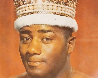 1960 Floyd Patterson Matted Vintage 11x14 Print Heavyweight Boxing Champion