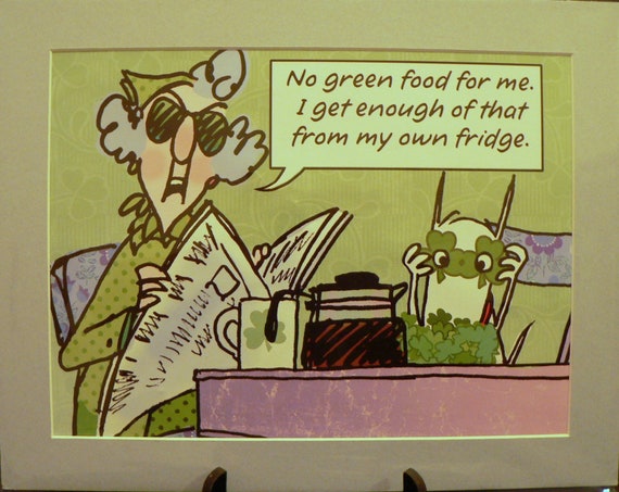 Maxine Comic Matted 11x14 Print St. Patrick's Day - Etsy