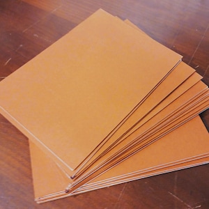 Lot of 20 5x7 Mat Boards RUST BROWN