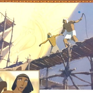 Prince of Egypt Movie Matted 8x10 Print Moses Exodus Pharoh