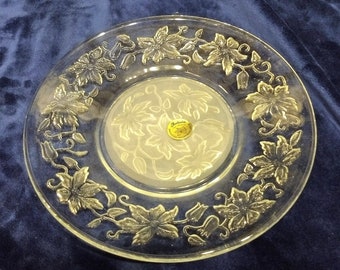 Fantasia Fine Crystal Princess House Salad Luncheon Plate #437