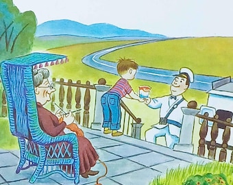 1958 Good Humor Man Matted Vintage 8x10 Print Ice Cream Popsicles