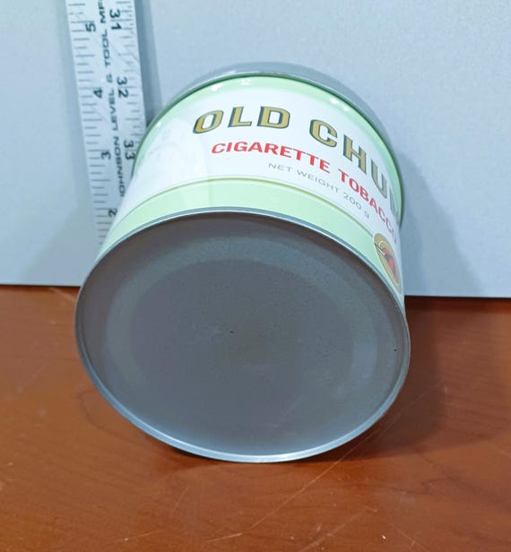 Old Chum Tobacco Tin With Lid
